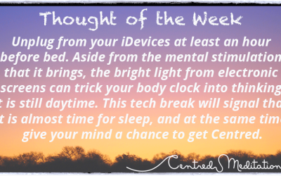 Unplug From Your iDevices