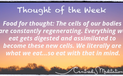 Food for Thought before Mouth