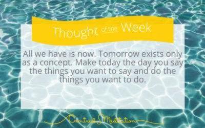 Make tomorrow today.